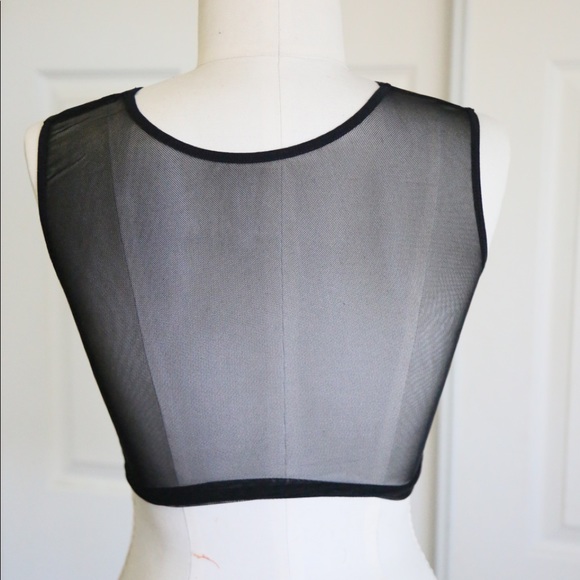 Free People Mesh Crop Top! - Picture 4 of 5